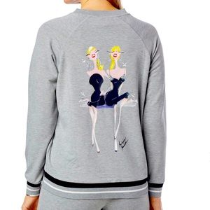 Badgley Mischka French Terry Pullover